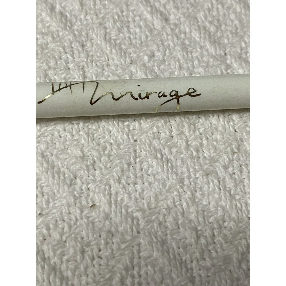 VNTG White Mirage Hotel Casino Las Vegas Ink Pen Ballpoint Gold Letters & Logo
